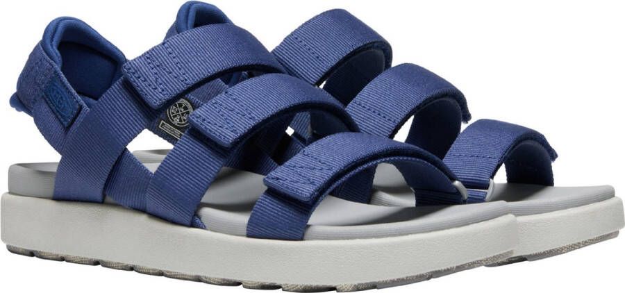 Keen Elle Strappy Dames Sandalen Blue Depths Bright Cobalt Blauw Gerecyclede PET flessen K1026140