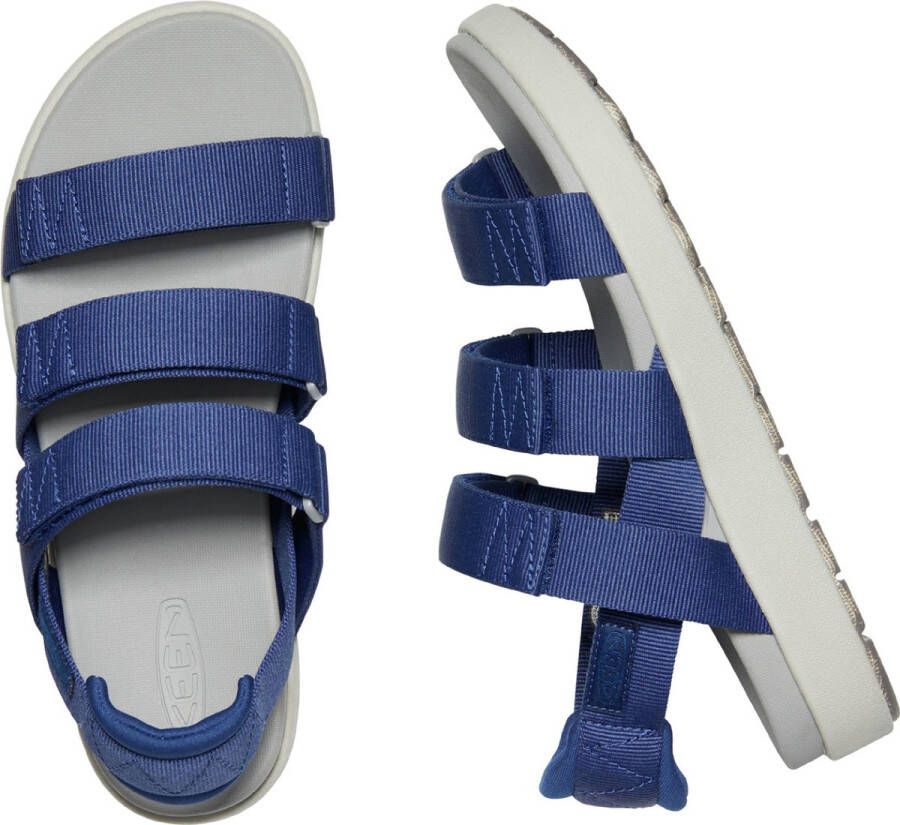 Keen Elle Strappy Dames Sandalen Blue Depths Bright Cobalt Blauw Gerecyclede PET flessen K1026140