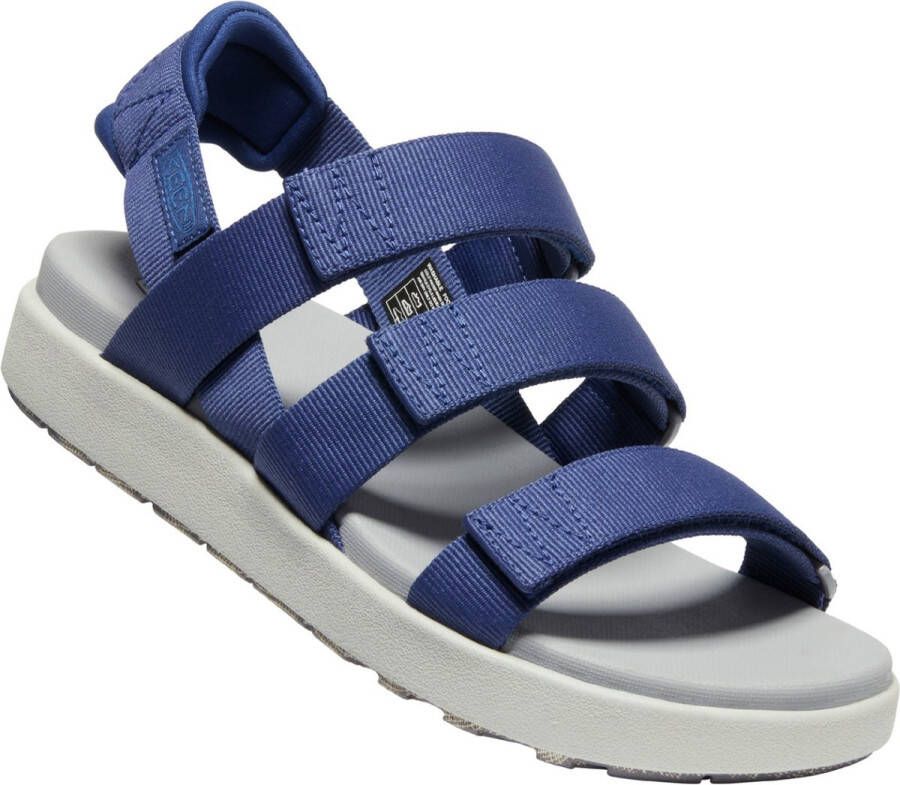 Keen Elle Strappy Dames Sandalen Blue Depths Bright Cobalt Blauw Gerecyclede PET flessen K1026140