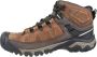 Keen Targhee III Mid Heren Wandelschoenen Bungee Cord Black Bruin Leer K1017786 - Thumbnail 5