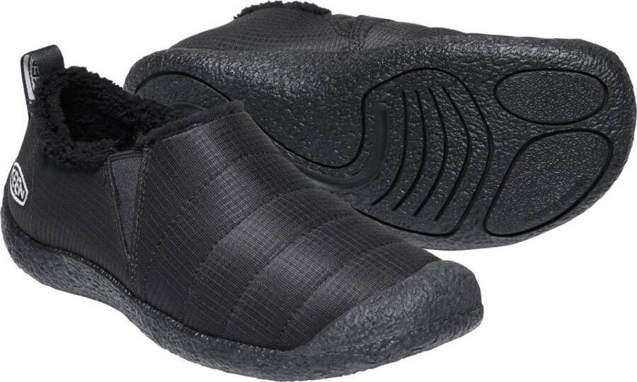 Keen Howser II Dames Instappers Triple Black Zwart Gerecyclede PET flessen K1023981 - Foto 4