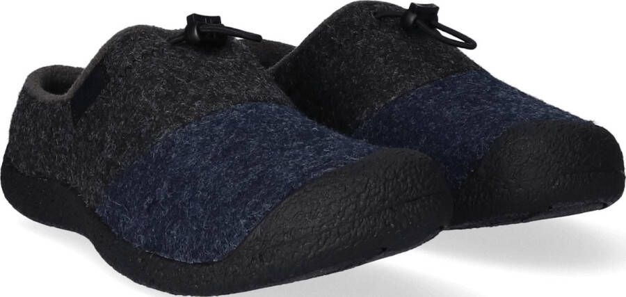 Keen Howser III Slide Heren Slip-On Black Iris Felt Magnet Zwart Gerecyclede PET flessen K1026658