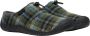 Keen Howser III Slide Heren Slip-On Green Plaid Black Groen Gerecyclede PET flessen K1026656 - Thumbnail 6