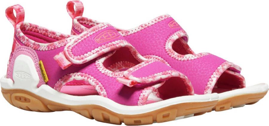 Keen Knotch Creek Older Kids' Open-Toe Sandalen Pink Multi Roze Nylon K1025646 - Foto 10