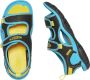 Keen Knotch Creek Older Kids' Sandalen Black Vivid Blue Blauw Nylon K1025645 - Thumbnail 7