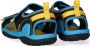 Keen Knotch Creek Older Kids' Sandalen Black Vivid Blue Blauw Nylon K1025645 - Thumbnail 8