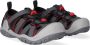 Keen Knotch Creek Older Kids' Sandalen Magnet Red Carpet Grijs Nylon K1026154 - Thumbnail 6