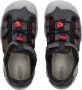 Keen Knotch Creek Older Kids' Sandalen Magnet Red Carpet Grijs Nylon K1026154 - Thumbnail 7