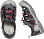 Keen Knotch Creek Older Kids' Sandalen Magnet Red Carpet Grijs Nylon K1026154 - Thumbnail 10