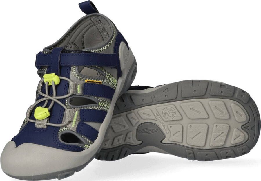 Keen Knotch Creek Older Kids' Sandalen Steel Grey Blue Depths Grijs Nylon K1026153