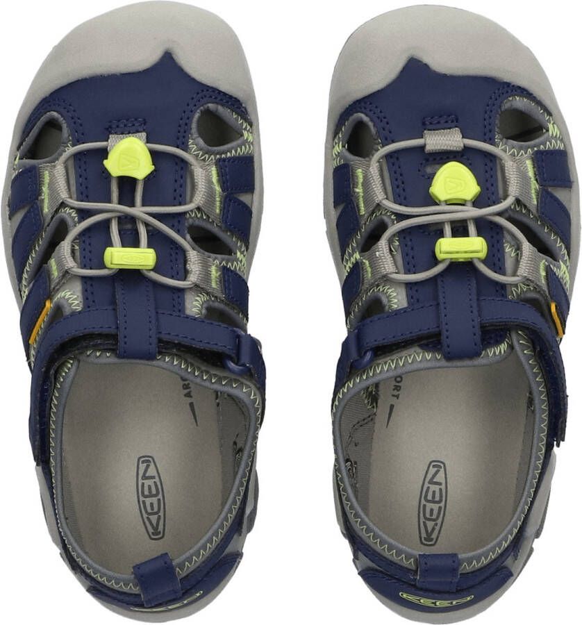 Keen Knotch Creek Older Kids' Sandalen Steel Grey Blue Depths Grijs Nylon K1026153