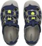 Keen Knotch Creek Older Kids' Sandalen Steel Grey Blue Depths Grijs Nylon K1026153 - Thumbnail 8