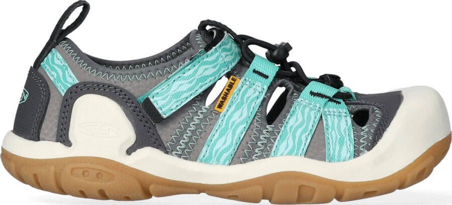 Keen Knotch Creek Older Kids' Sandalen Steel Grey Waterfall