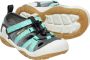Keen Knotch Creek Older Kids' Sandalen Steel Grey Waterfall Grijs Nylon K1026155 - Thumbnail 3