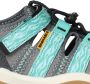Keen Knotch Creek Older Kids' Sandalen Steel Grey Waterfall Grijs Nylon K1026155 - Thumbnail 8