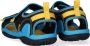 Keen Knotch Creek Younger Kids' Open-Toe Sandalen Black Vivid Blue Blauw Nylon K1025648 - Thumbnail 11