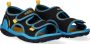 Keen Knotch Creek Younger Kids' Open-Toe Sandalen Black Vivid Blue Blauw Nylon K1025648 - Thumbnail 9