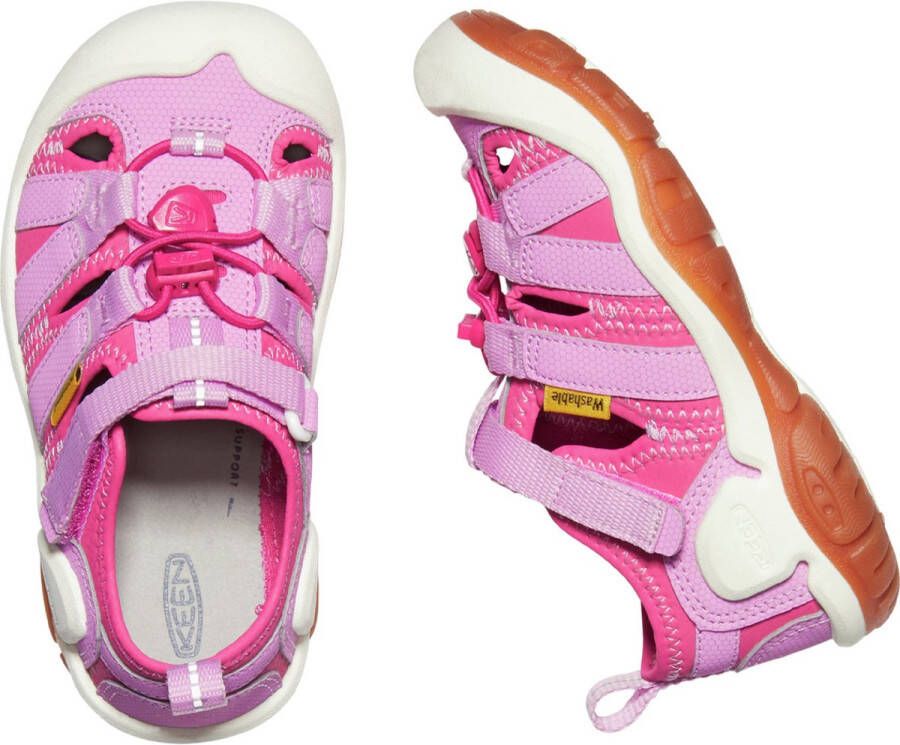 Keen Knotch Creek Younger Kids' Sandalen Magenta Lilac Chiffon Roze Nylon K1025656