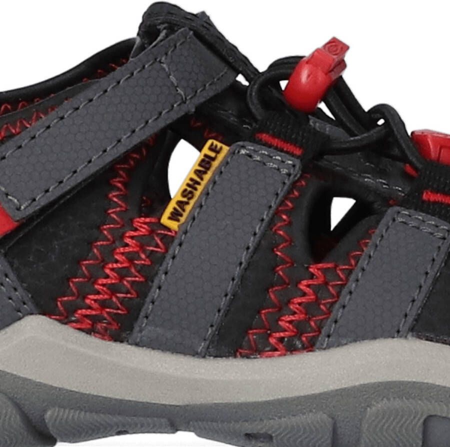 Keen Knotch Creek Younger Kids' Sandalen Magnet Red Carpet Grijs Nylon K1026167 - Foto 13