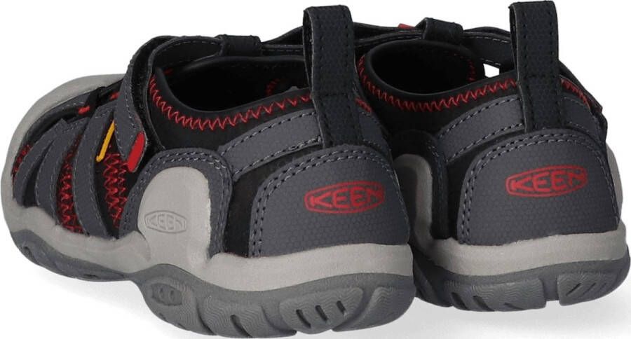 Keen Knotch Creek Younger Kids' Sandalen Magnet Red Carpet Grijs Nylon K1026167 - Foto 5