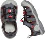 Keen Knotch Creek Younger Kids' Sandalen Magnet Red Carpet Grijs Nylon K1026167 - Thumbnail 6