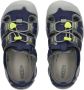 Keen Knotch Creek Younger Kids' Sandalen Steel Grey Blue Depths Grijs Nylon K1026166 - Thumbnail 3