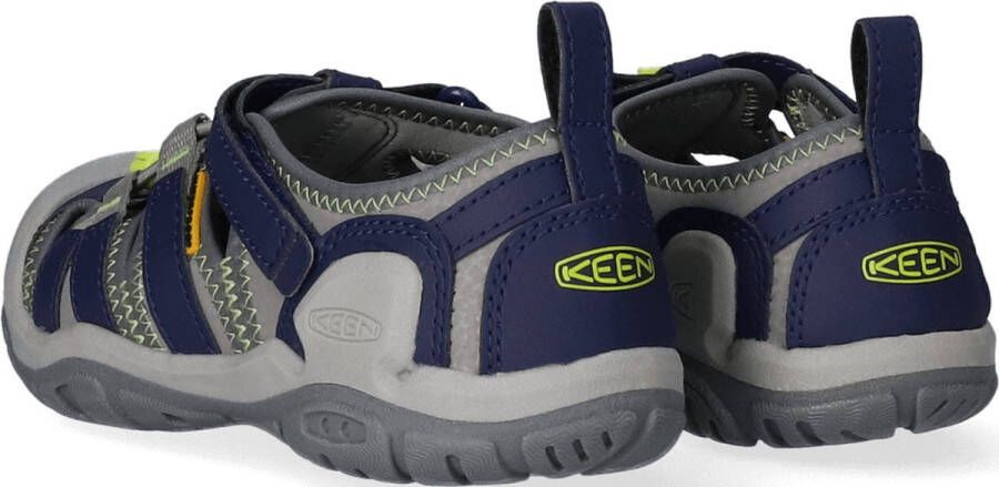 Keen Knotch Creek Younger Kids' Sandalen Steel Grey Blue Depths Grijs Nylon K1026166 - Foto 6