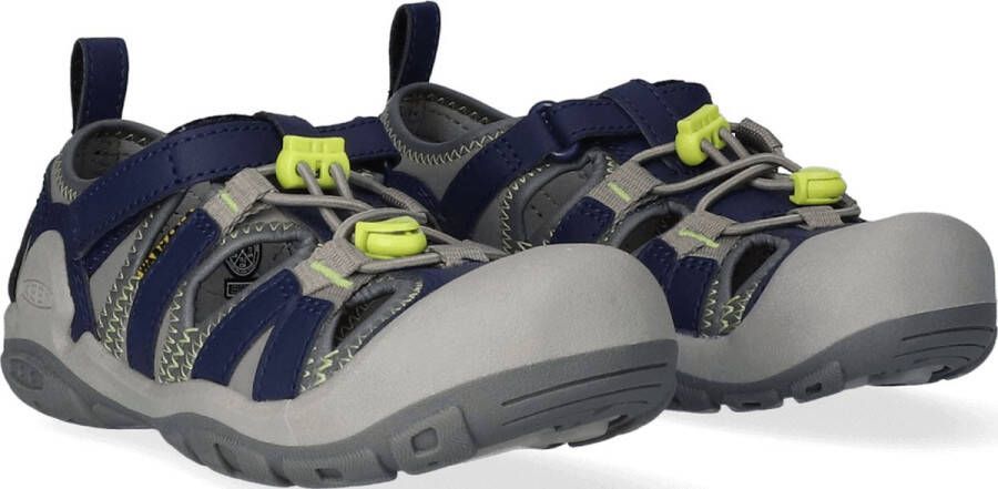 Keen Knotch Creek Younger Kids' Sandalen Steel Grey Blue Depths Grijs Nylon K1026166 - Foto 8