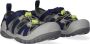 Keen Knotch Creek Younger Kids' Sandalen Steel Grey Blue Depths Grijs Nylon K1026166 - Thumbnail 8