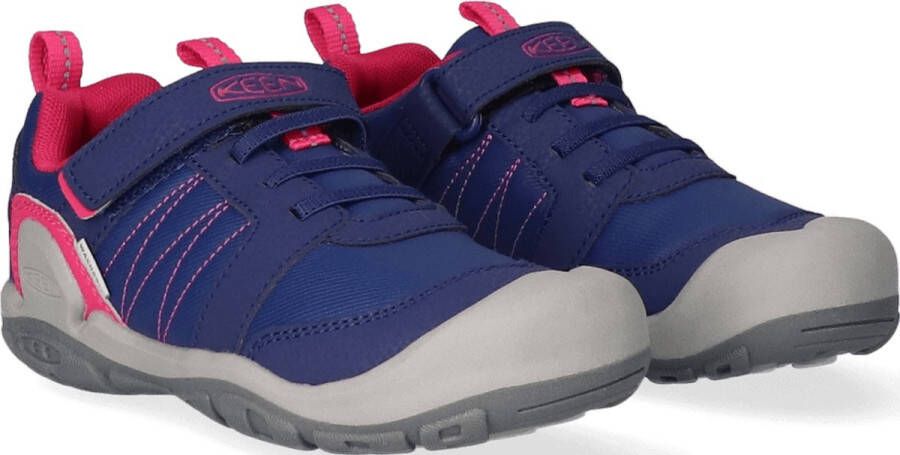 Keen Knotch Peak Older Kids Wandelschoenen Blue Depths Pink Peacock