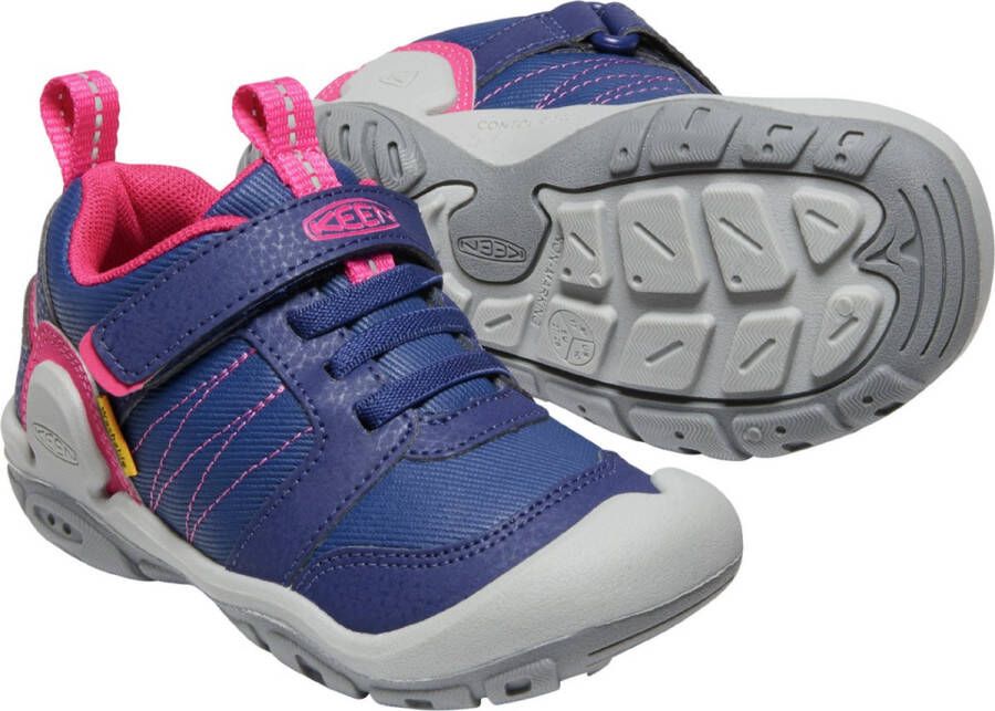 Keen Knotch Peak Older Kids Wandelschoenen Blue Depths Pink Peacock Blauw Mesh K1025900 - Foto 11