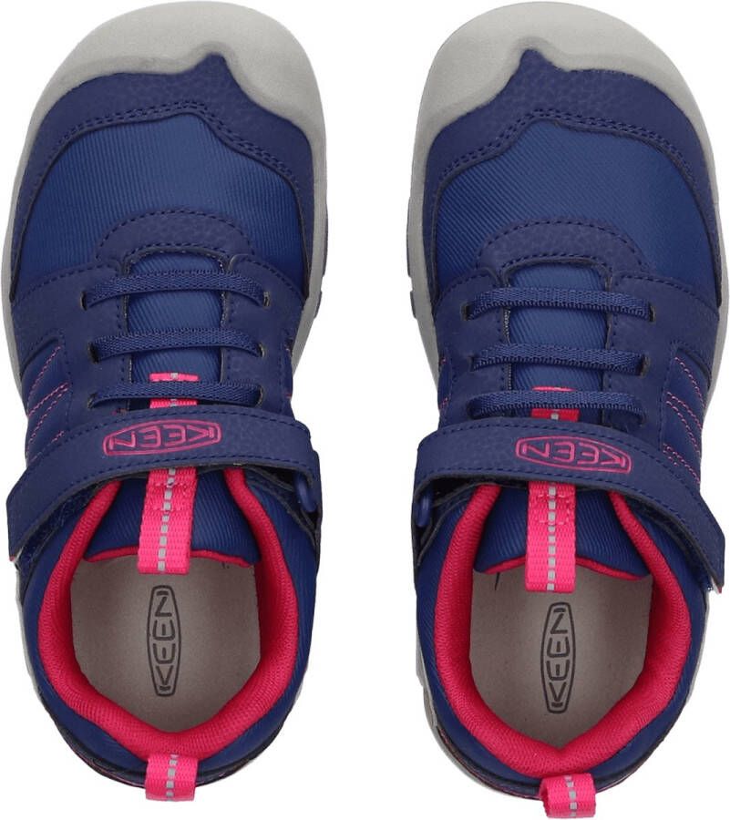 Keen Knotch Peak Older Kids Wandelschoenen Blue Depths Pink Peacock Blauw Mesh K1025900 - Foto 4