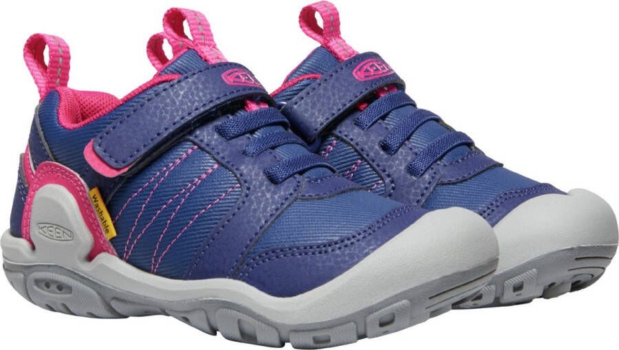 Keen Knotch Peak Older Kids Wandelschoenen Blue Depths Pink Peacock Blauw Mesh K1025900 - Foto 5