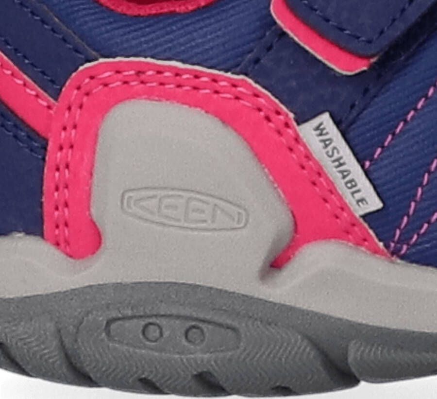 Keen Knotch Peak Older Kids Wandelschoenen Blue Depths Pink Peacock Blauw Mesh K1025900 - Foto 7