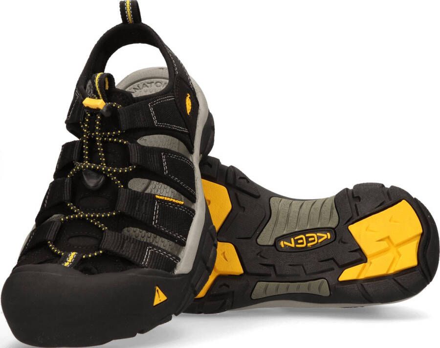 Keen Newport H2 Heren Wandelsandalen Black Zwart Polyester K1001907