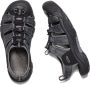 Keen Newport H2 Heren Wandelsandalen Black Steel Grey Grijs Polyester K1022252 - Thumbnail 3
