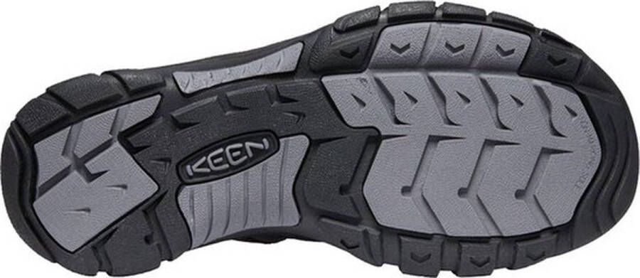 Keen Newport H2 Heren Wandelsandalen Black Steel Grey Grijs Polyester K1022252