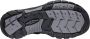 Keen Newport H2 Heren Wandelsandalen Black Steel Grey Grijs Polyester K1022252 - Thumbnail 4