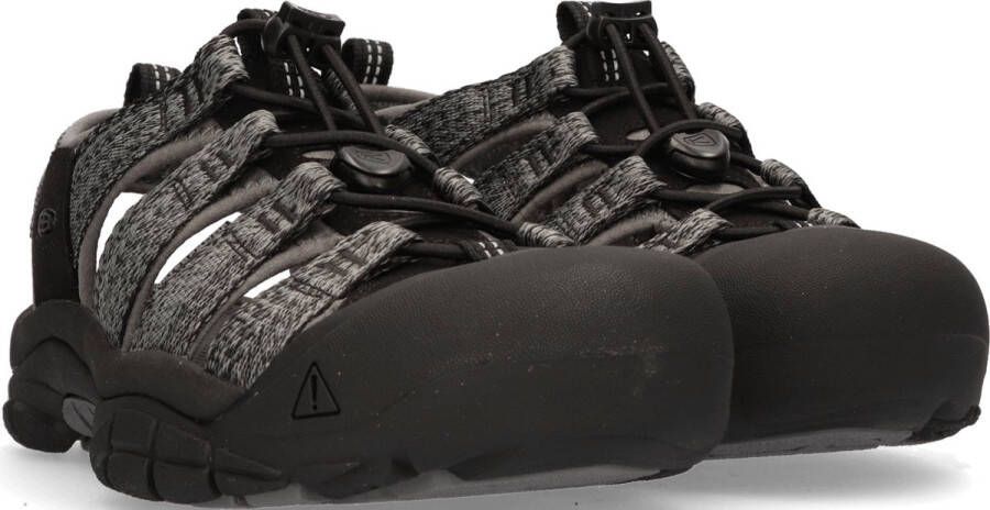 Keen Newport H2 Heren Wandelsandalen Black Steel Grey Grijs Polyester K1022252