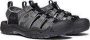 Keen Newport H2 Heren Wandelsandalen Black Steel Grey Grijs Polyester K1022252 - Thumbnail 12
