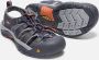 Keen Newport H2 Heren Wandelsandalen India Ink Rust Blauw Polyester K1001931 - Thumbnail 11