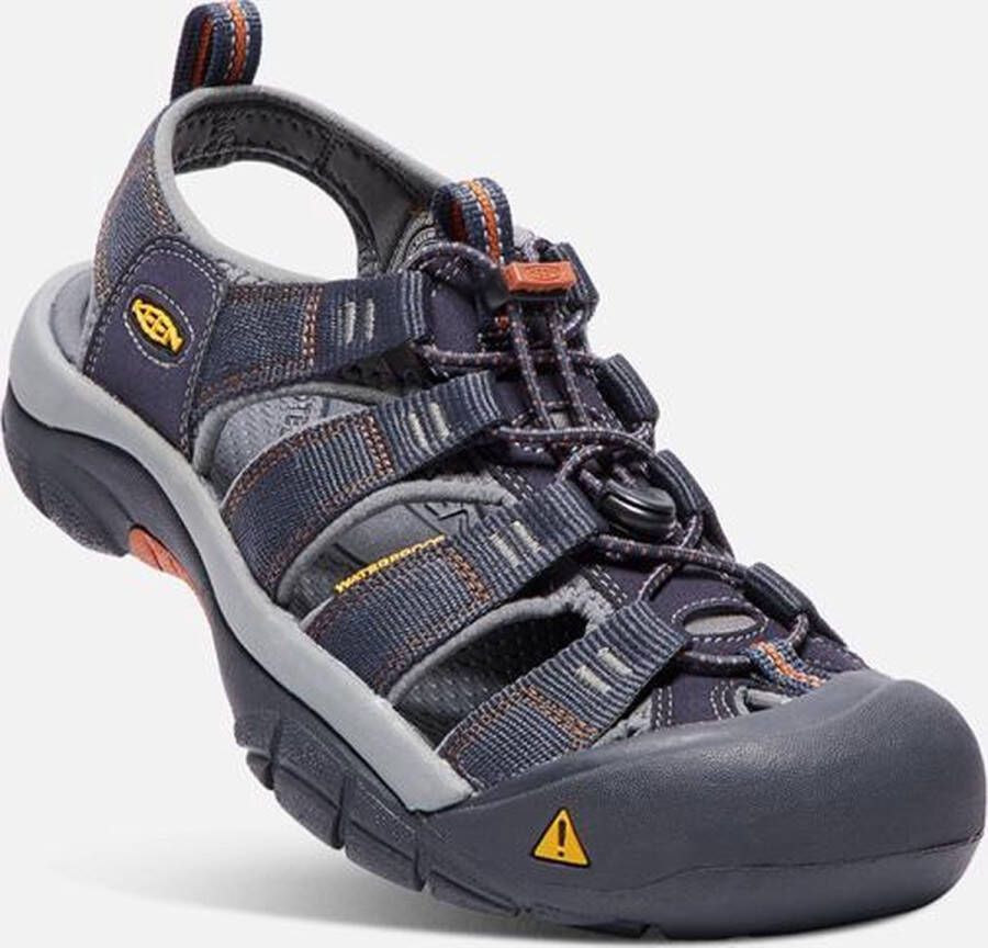 Keen Newport H2 Heren Wandelsandalen India Ink Rust Blauw Polyester K1001931