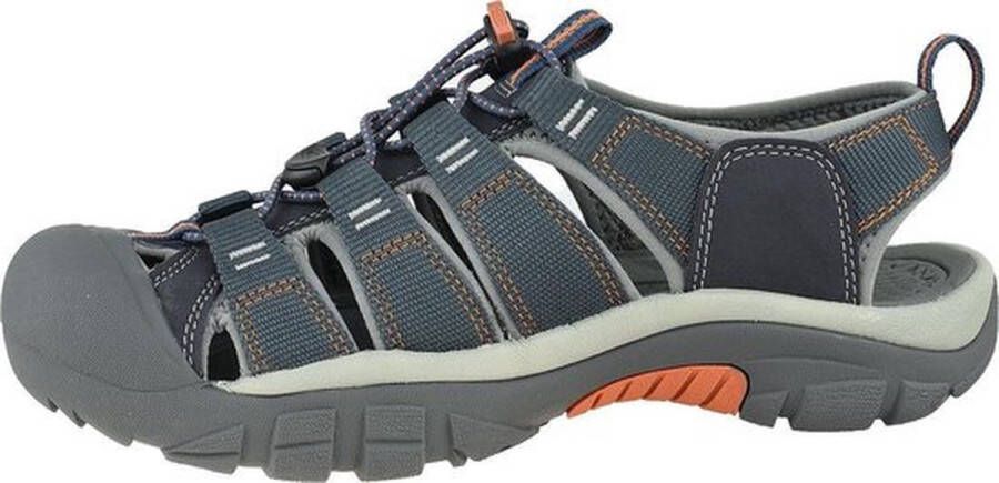 Keen Newport H2 Heren Wandelsandalen India Ink Rust Blauw Polyester K1001931 - Foto 6