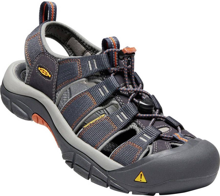 Keen Newport H2 Heren Wandelsandalen India Ink Rust Blauw Polyester K1001931 - Foto 3