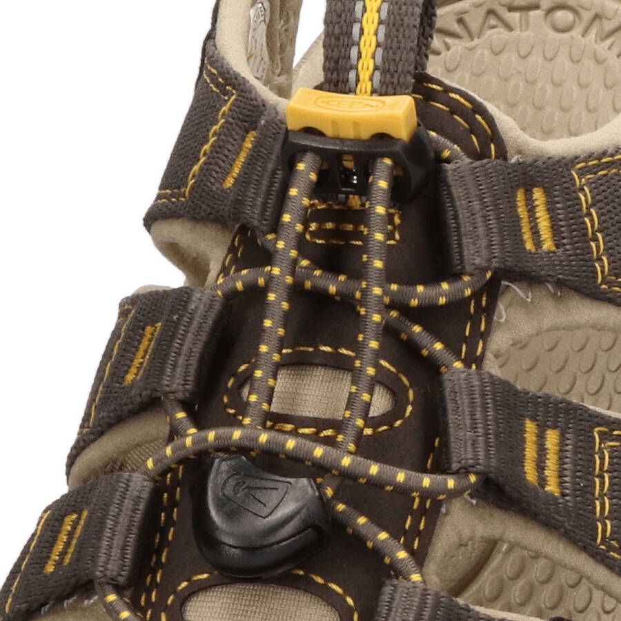 Keen Newport H2 Heren Wandelsandalen Raven Aluminum Grijs Polyester K1008399