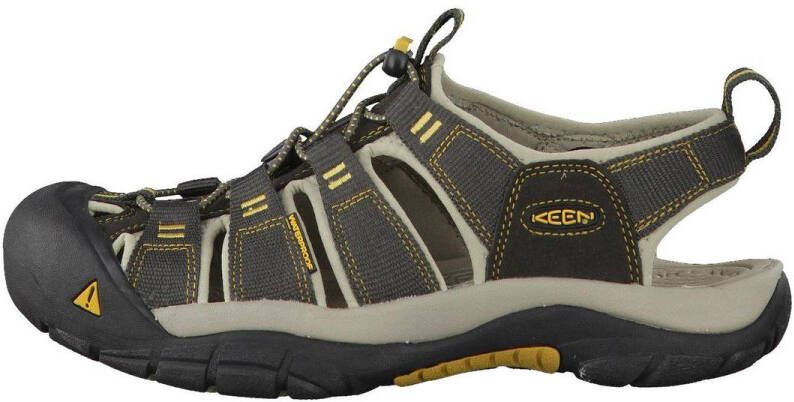 Keen Newport H2 Heren Wandelsandalen Raven Aluminum Grijs Polyester K1008399