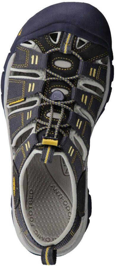 Keen Newport H2 Heren Wandelsandalen Raven Aluminum Grijs Polyester K1008399