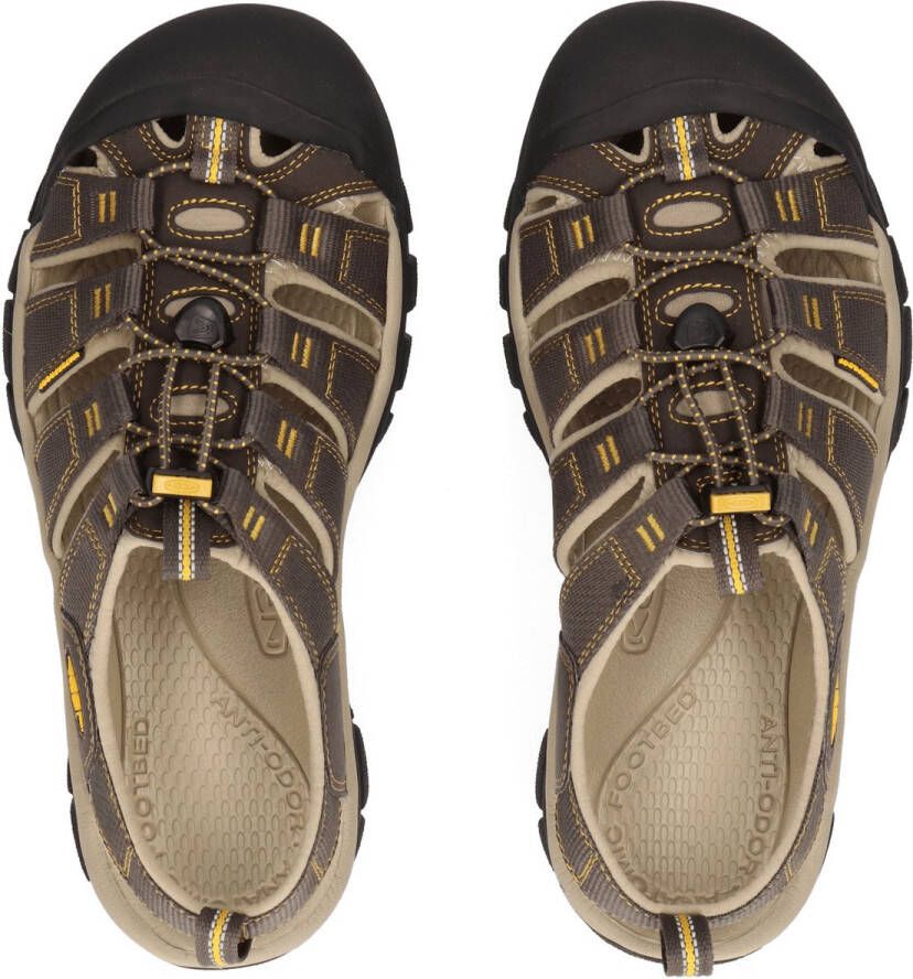 Keen Newport H2 Heren Wandelsandalen Raven Aluminum Grijs Polyester K1008399