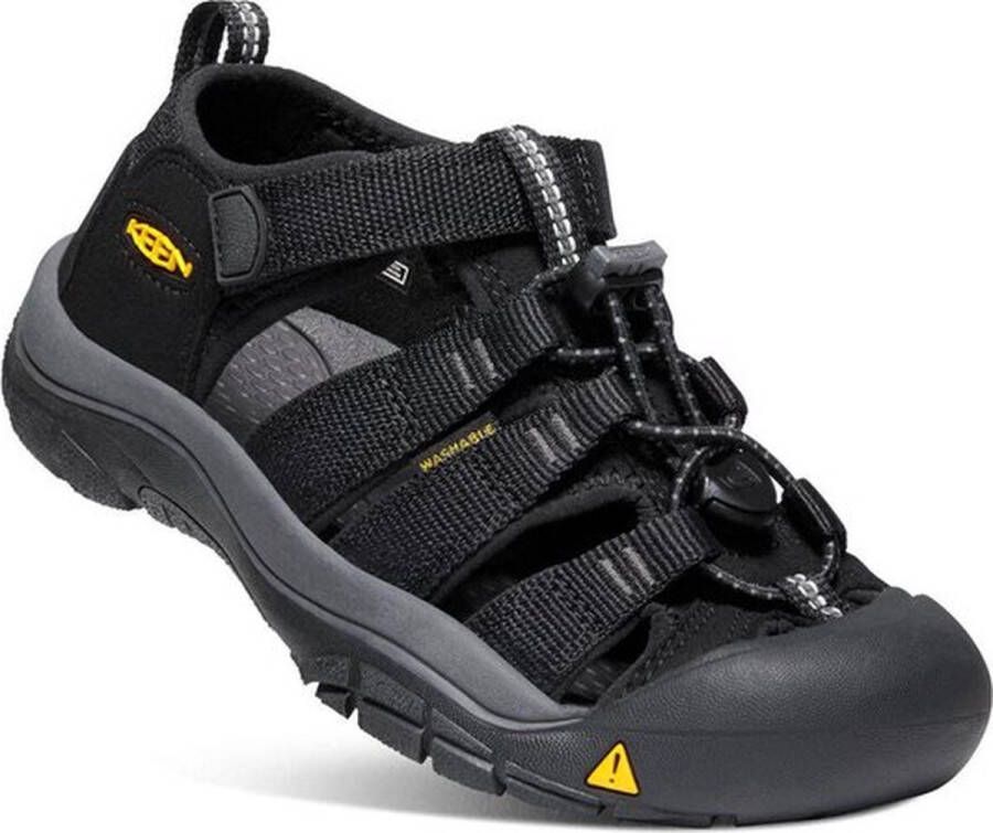 Keen Newport H2 Older Kids Sandalen Black Yellow