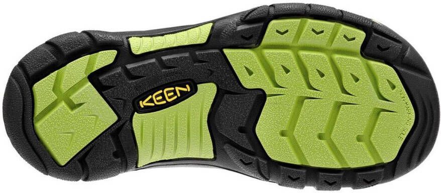 Keen Newport H2 Older Kids Sandalen Black Lime Green